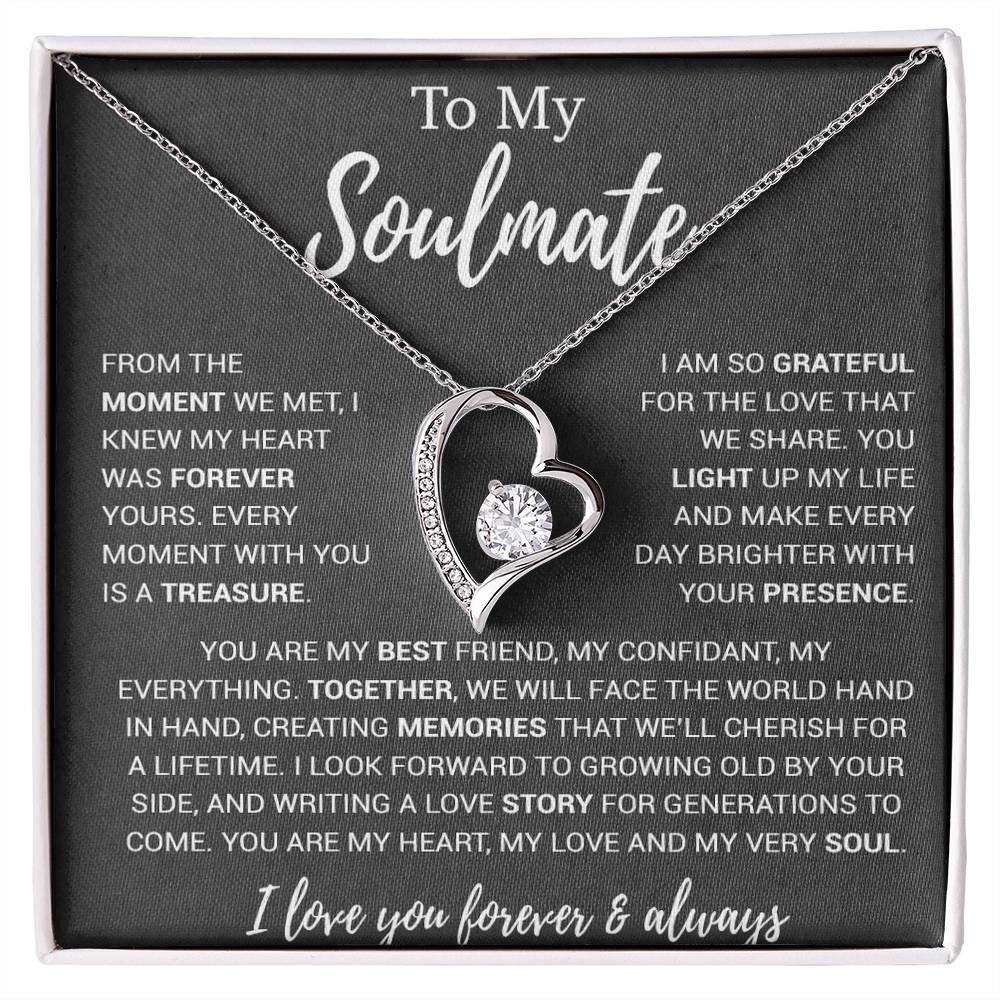 To My Soulmate Necklace, Birthday Gifts For Her, Christmas Gift For Soulmate 30_11
