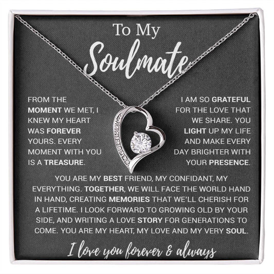 To My Soulmate Necklace, Birthday Gifts For Her, Christmas Gift For Soulmate 30_11