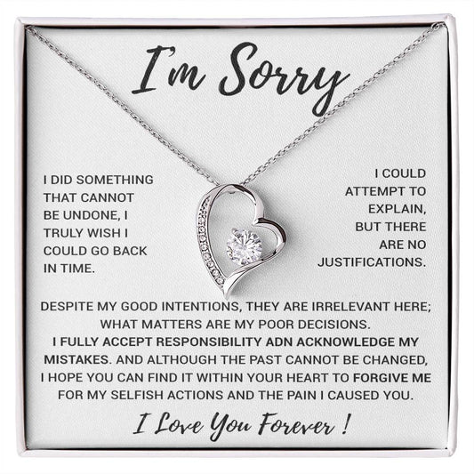 I'm Sorry Gift Apology Gift Necklace For Her, Wife, Girlfriend, Friend, Forgive 2_12