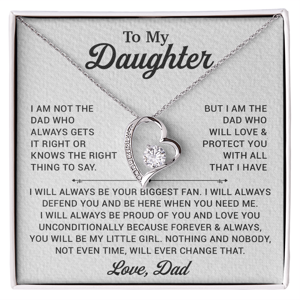 To My Daughter Necklace, Gift for Daughter from Dad, Father Daughter Necklace 5_10
