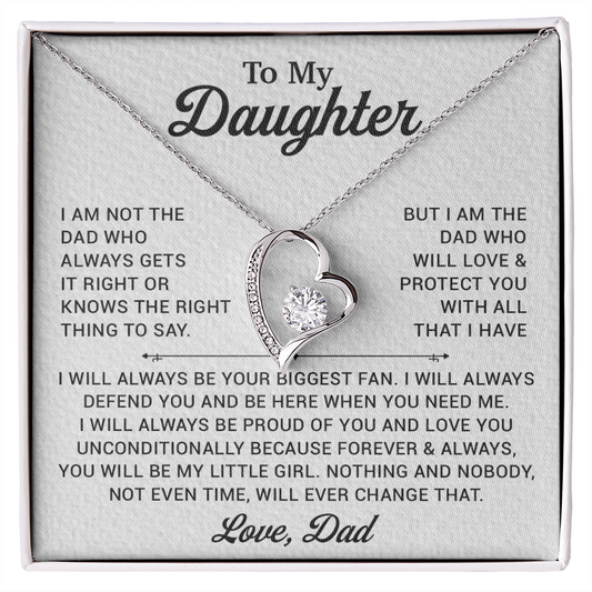 To My Daughter Necklace, Gift for Daughter from Dad, Father Daughter Necklace 5_10