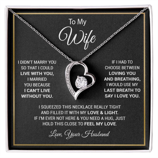 To My Wife Necklace, Anniversary Gift For Wife, Wife Birthday Gift, Gift For Wife, Romantic Gift 17_1
