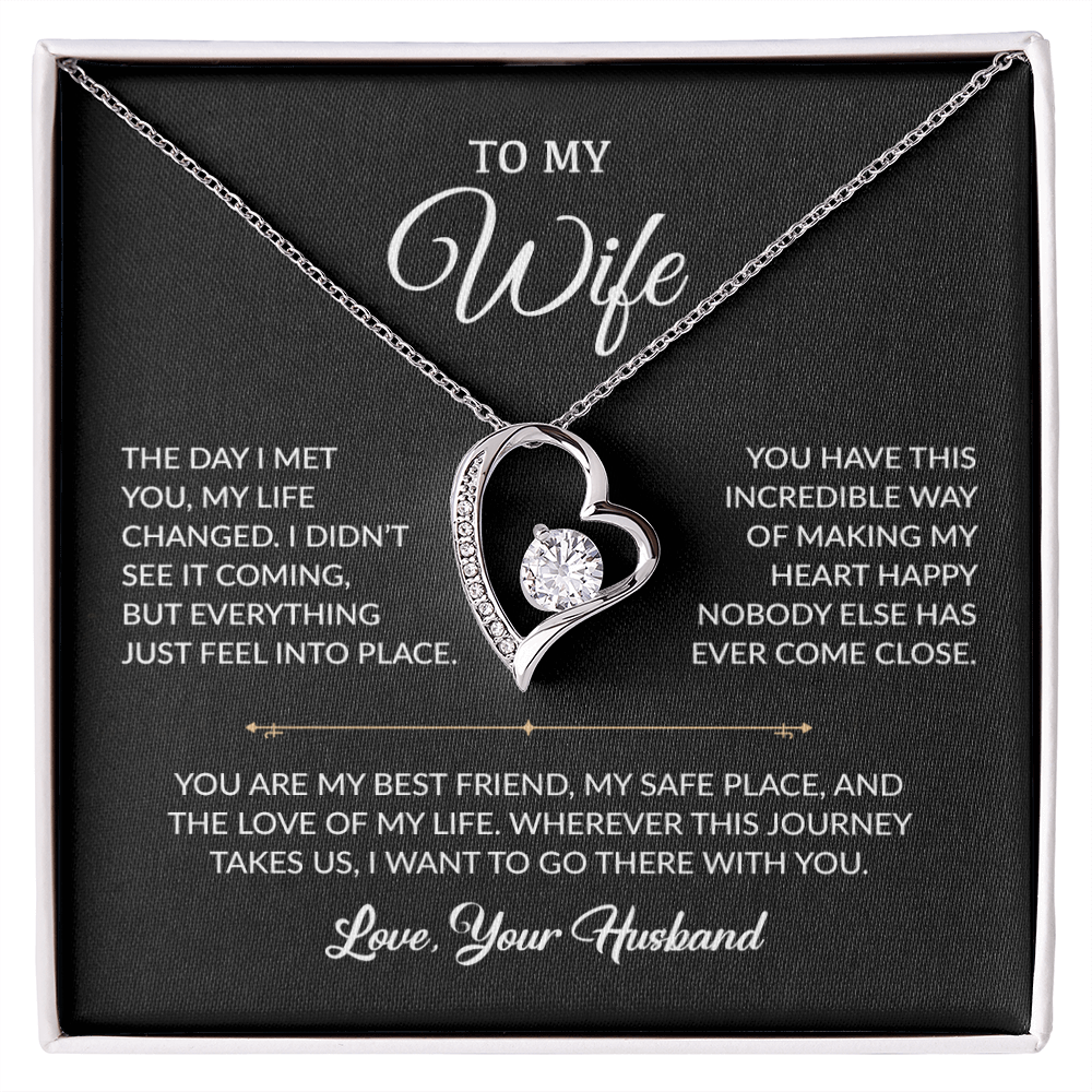 To My Wife Necklace, Gift For Wife, Anniversary Gift For Wife, Necklace For Wife