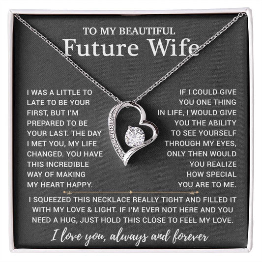 To My Beautiful Future Wife Necklace, Anniversary Birthday Christmas Gift for Her 10_11