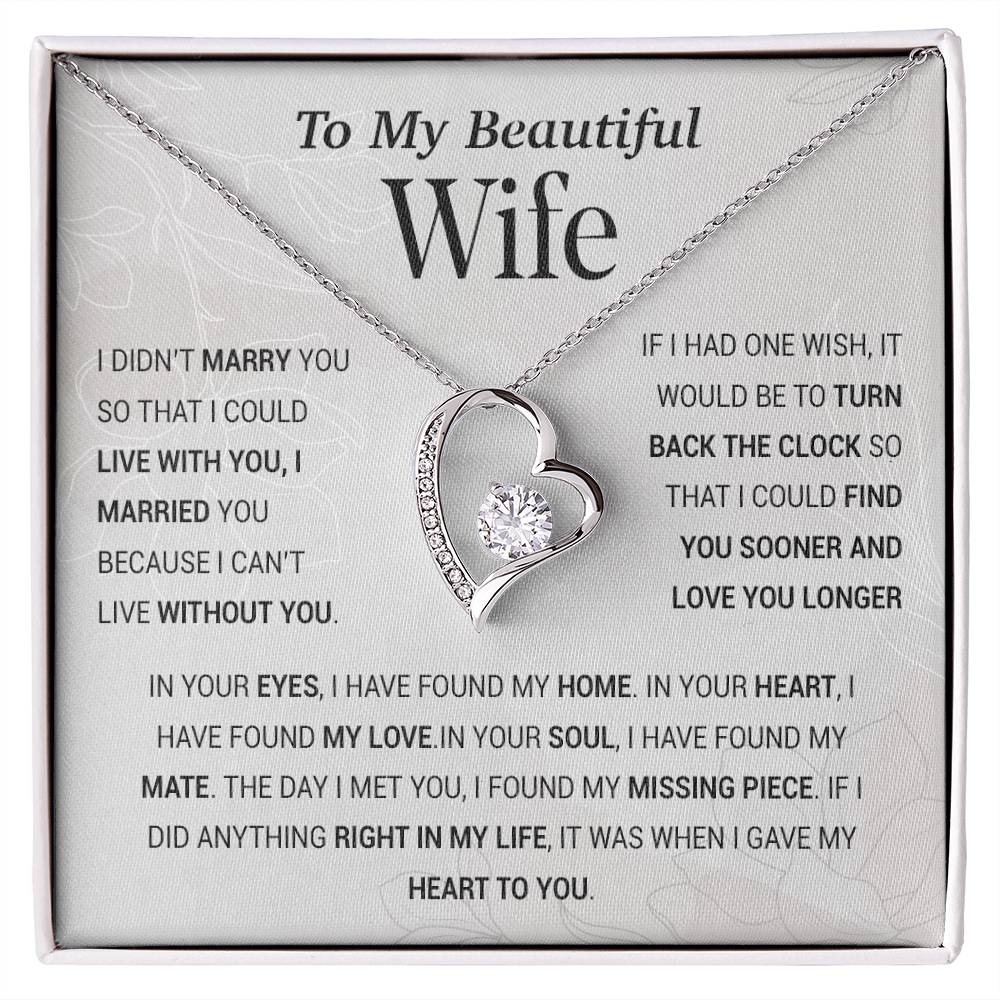 To My Wife Necklace, Gift For Wife, Anniversary Gift For Wife, Christmas Gift 27_11_HoaVan