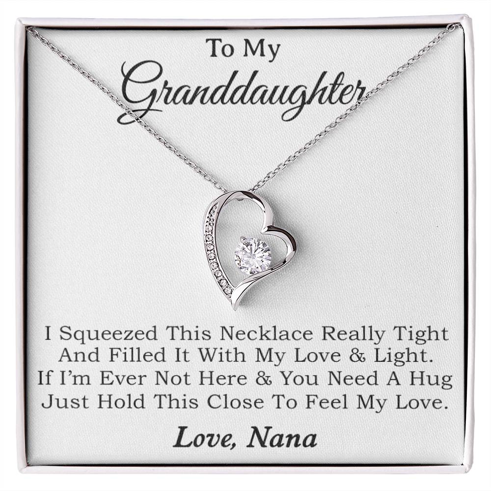 To My Granddaughter Necklace, Granddaughter Gift, Gifts for Granddaughters, Granddaughter Necklace 30_10
