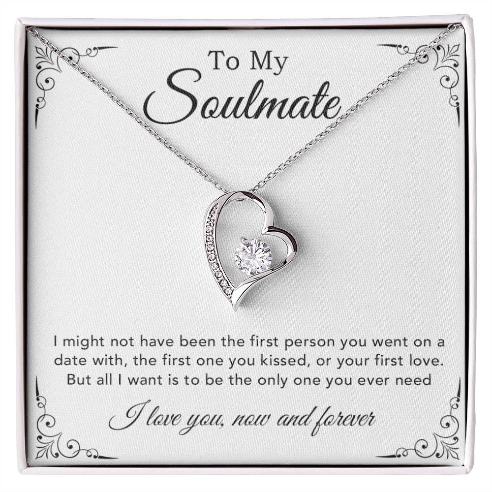 To My Soulmate Necklace, Gift For Her, Christmas Gift, Birthday Gift