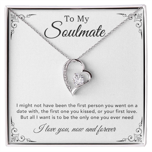 To My Soulmate Necklace, Gift For Her, Christmas Gift, Birthday Gift