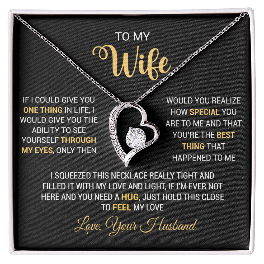 To My Wife Necklace, Gift For Wife, Anniversary Gift For Wife, Christmas Gift 25_9