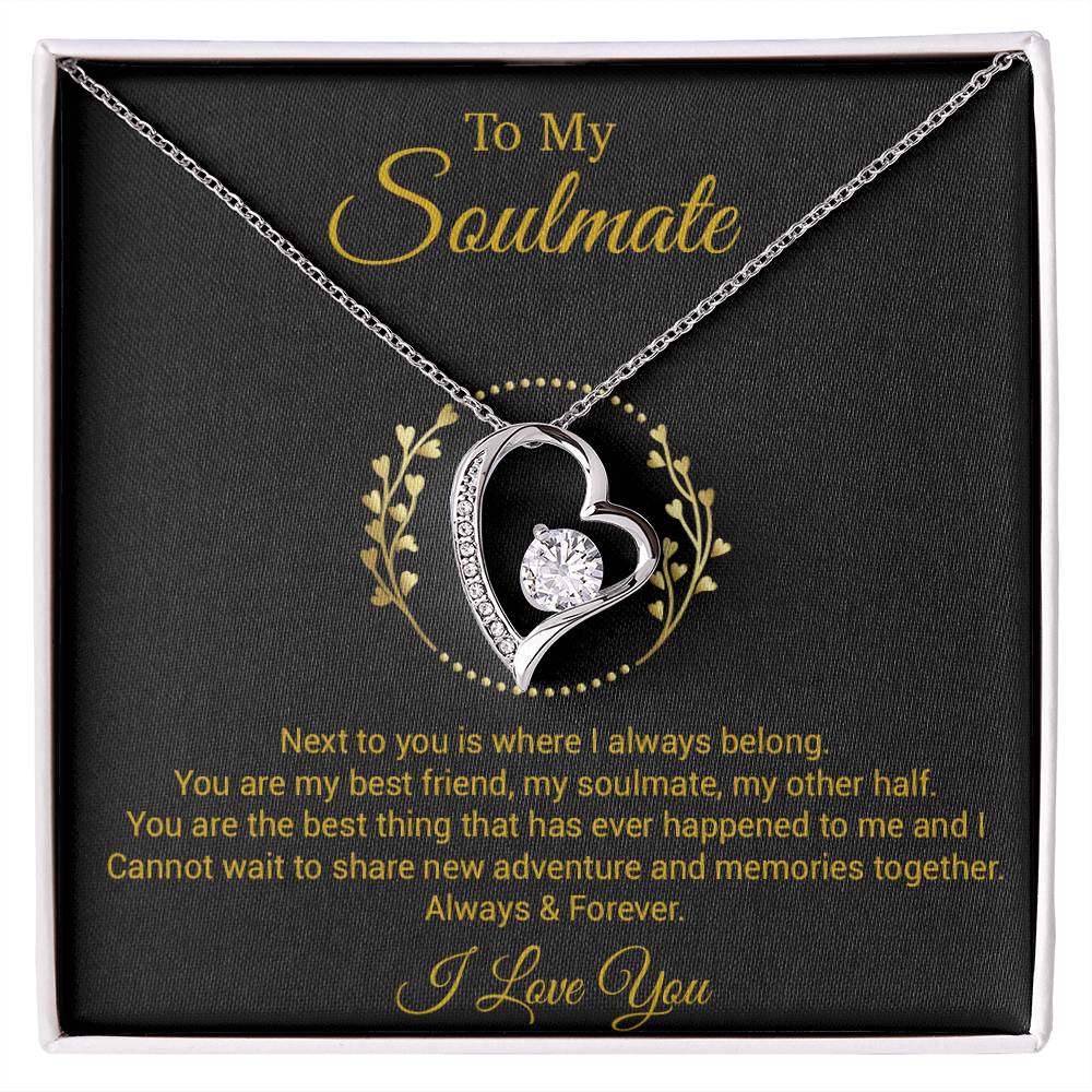 To My Soulmate Necklace, Gift For Soulmate, Anniversary Gift, Christmas Gift 23_11