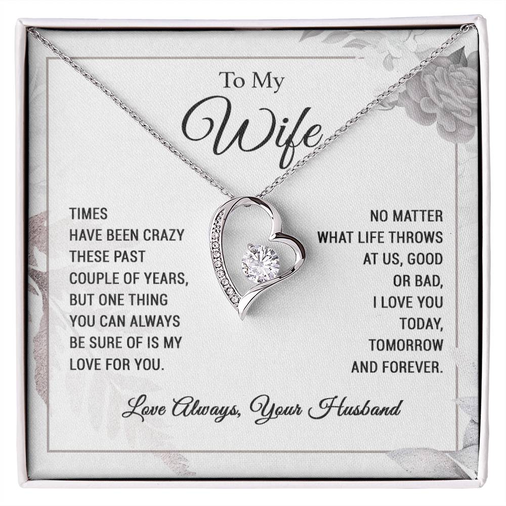 To My Wife Necklace Wife Gift from Husband, Anniversary Gift, Wife Birthday