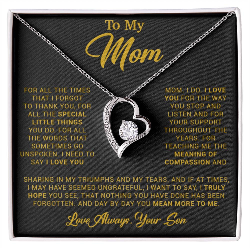 To My Mom Gift for Mother from Son From Daughter Mom Birthday Gift, Mothers Day_ 3_4_Gold
