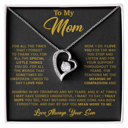 To My Mom Gift for Mother from Son From Daughter Mom Birthday Gift, Mothers Day_ 3_4_Gold
