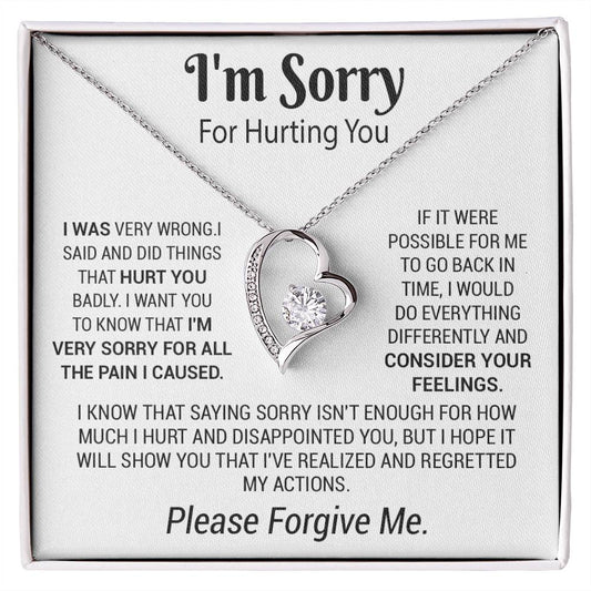 I'm Sorry Necklace Gifts, Apology Gifts For Her, Forgiveness Gift, Wife Gift 5_12