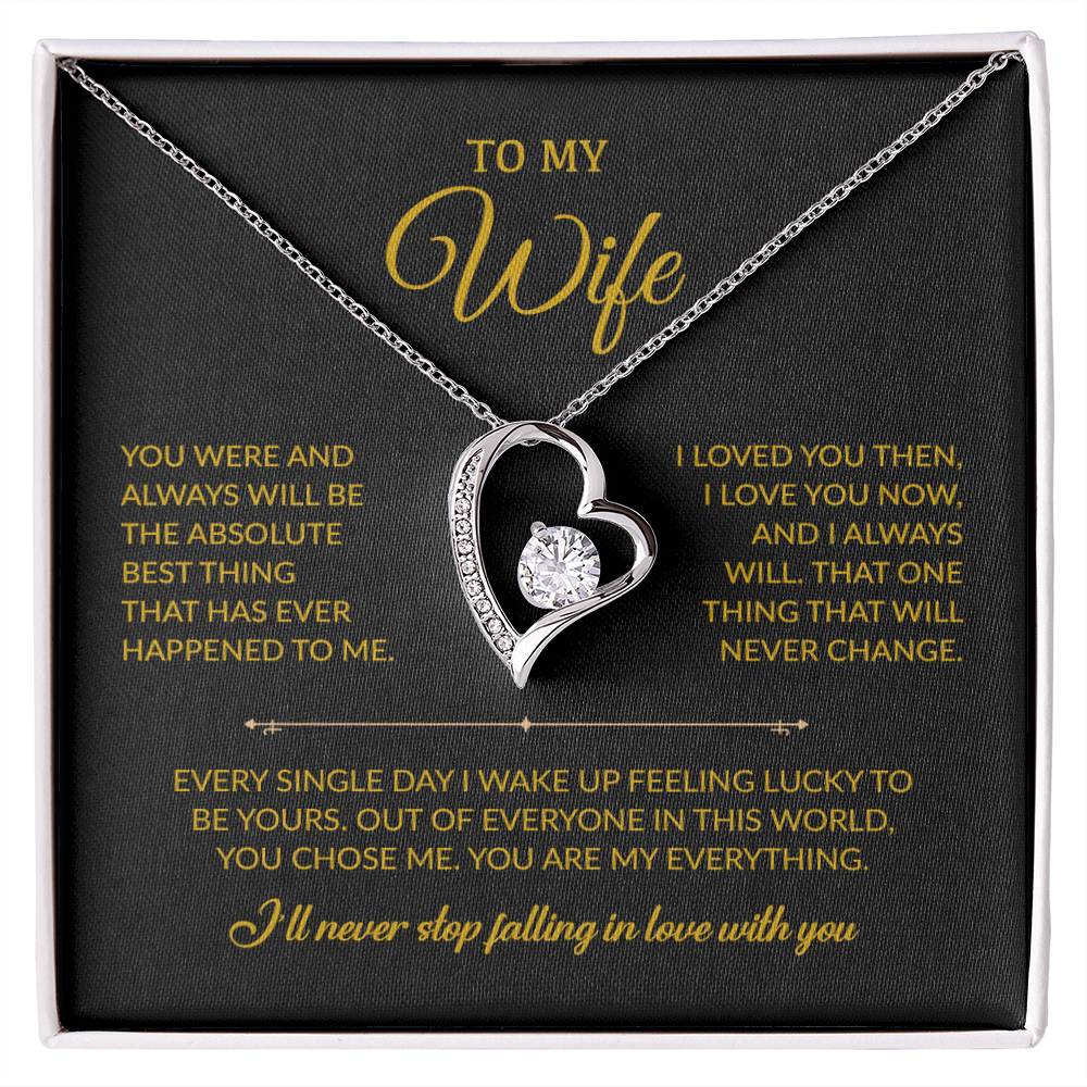 To My Wife Necklace, Gift For Wife, Anniversary Gift For Wife, Necklace For Wife