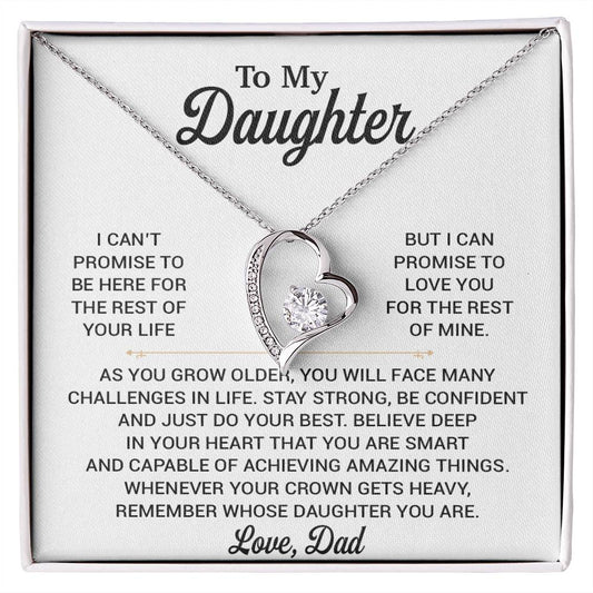 To My Daughter Necklace, Gift for Daughter from Dad, Daughter Father Necklace 9_11