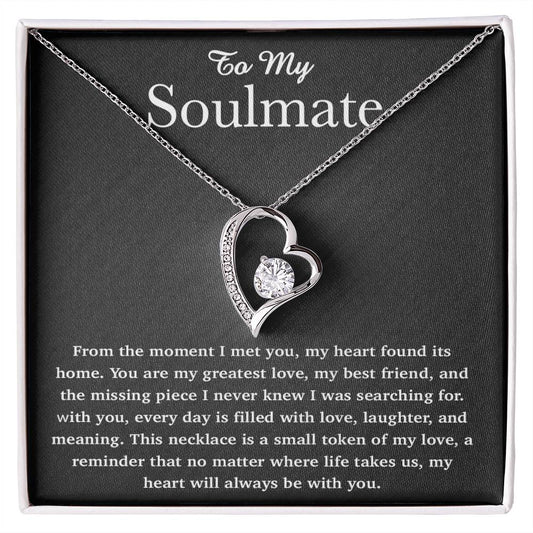 To My soulmate Necklace, Anniversary Gift For Her, Wife, Girlfriend, Soulmate Gift 3_5