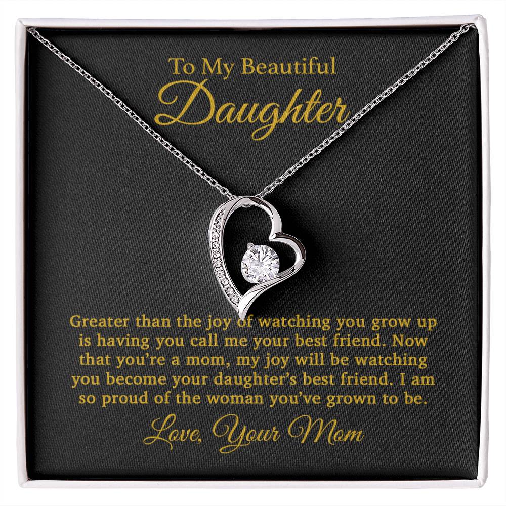 To My Daughter Necklace, Gift For Daughter From Mom, Daughter Mother Necklace 25_4