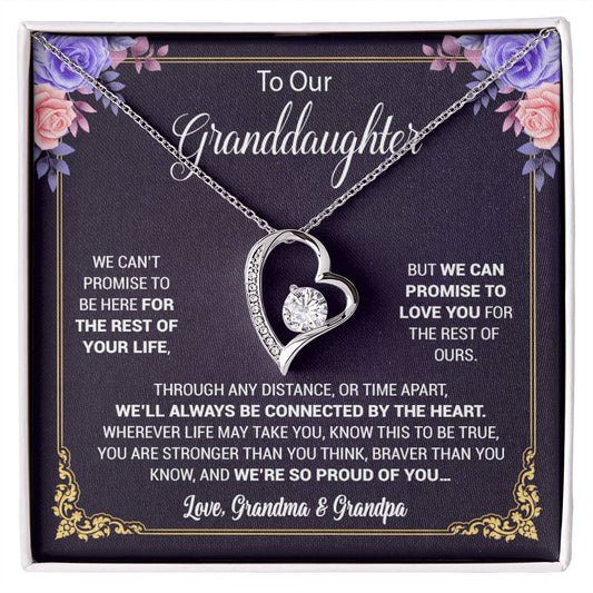 To Our Granddaughter Necklace, Birthday Gift For Granddaughter, Jewelry Gift from Grandparents 13_5