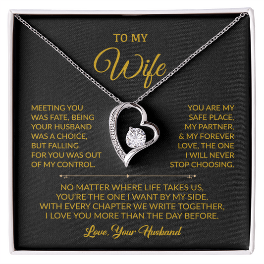 To My Wife Necklace, Gift For Wife, Anniversary Gift For Wife, Necklace For Wife