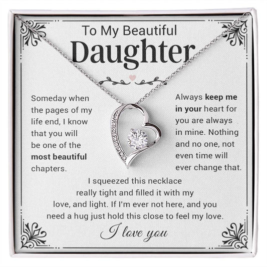 To My Daughter Necklace, Daughter Gift from Dad, Mom, Daughter Birthday Gift, Christmas Gift for Her 2_12