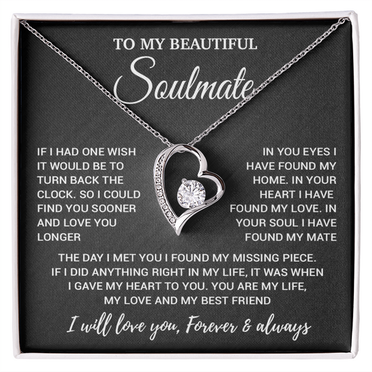 To My Soulmate Necklace, Valentines Day Gift, Gift For Wife, Anniversary Gift 24_2