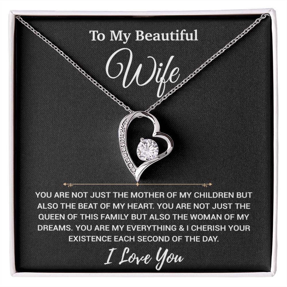 To My Wife Necklace, Christmas Gifts For Women, Anniversary Gift For Wife 24_11_Black