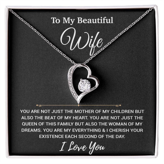 To My Wife Necklace, Christmas Gifts For Women, Anniversary Gift For Wife 24_11_Black