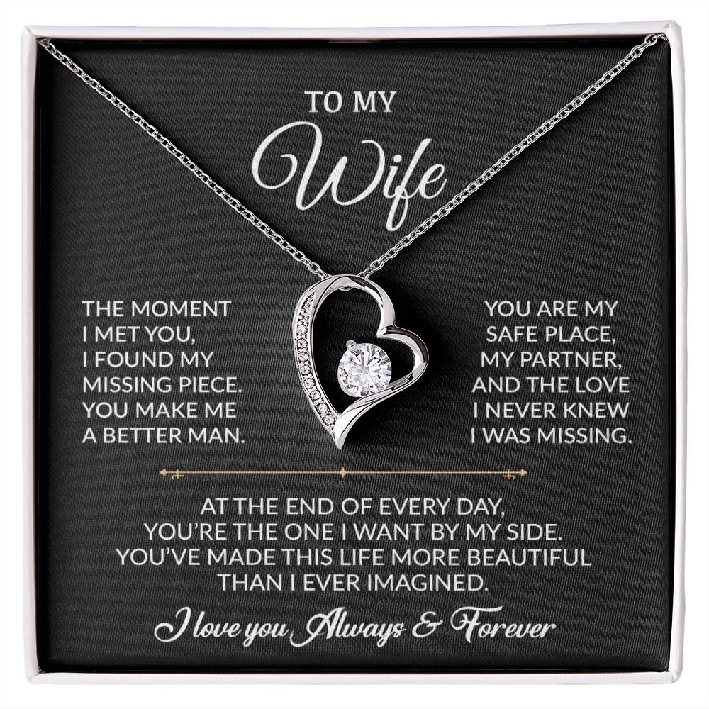 To My Wife Necklace, Gift For Wife, Anniversary Gift For Wife, Necklace For Wife
