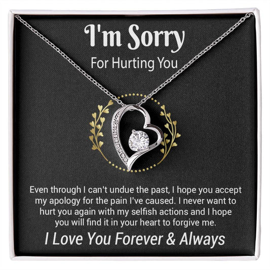 I'm Sorry Necklace Gifts, Apology Gifts For Her, Forgiveness Gift, Wife Gift 7_8