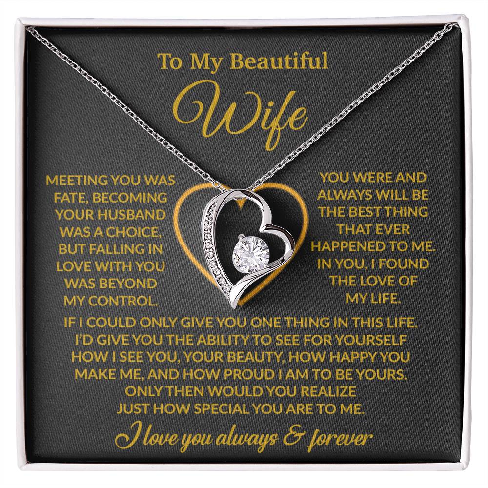 To My Wife Necklace, Wife Gift from Husband, Christmas Gift 27_11