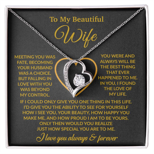 To My Wife Necklace, Wife Gift from Husband, Christmas Gift 27_11
