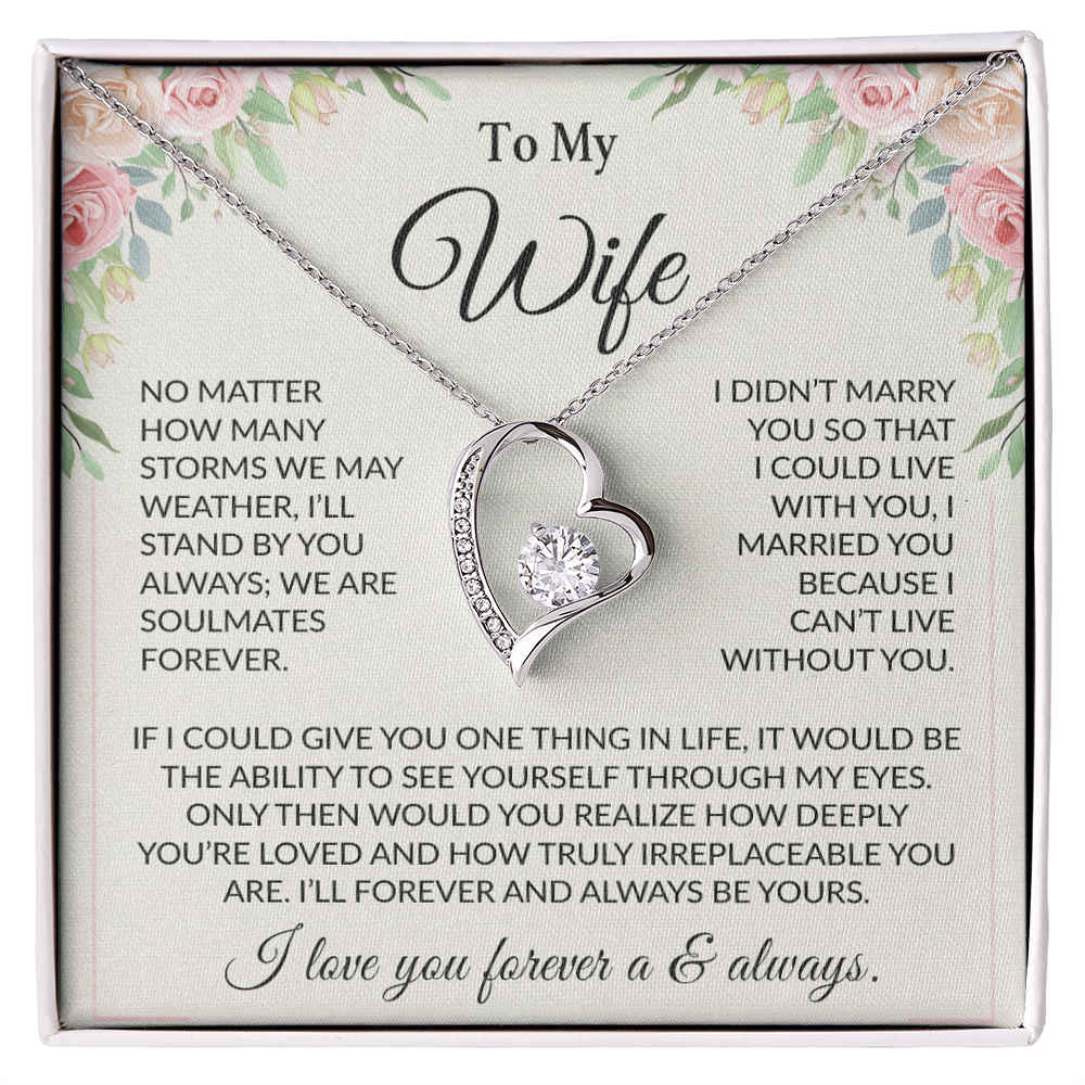 To My Wife Necklace, Christmas Gifts For Women, Anniversary Gift For Wife 18_10