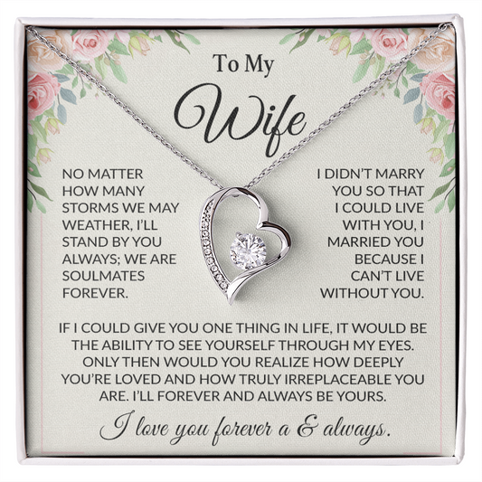To My Wife Necklace, Christmas Gifts For Women, Anniversary Gift For Wife 18_10