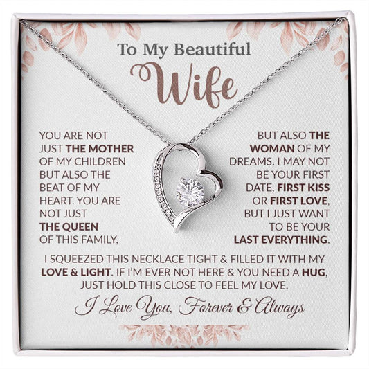 To My Wife Necklace, Wife Gift From Husband, Wife Husband Necklace, Christmas Gift 14_9