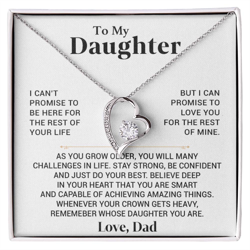 To My Daughter Necklace, Daughter Gift, Gift From Dad, Gift For Her1111
