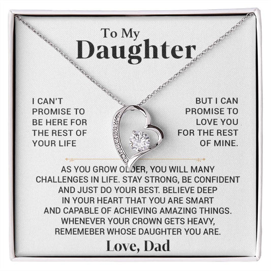 To My Daughter Necklace, Daughter Gift, Gift From Dad, Gift For Her1111