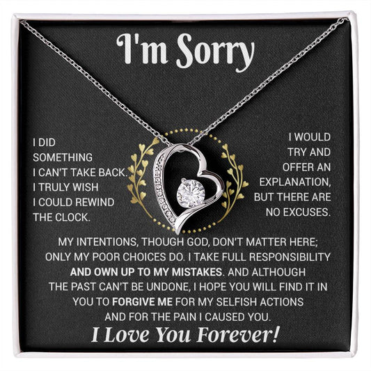 I'm Sorry Necklace Gifts, Apology Gifts For Her, Forgiveness Gift, Wife Gift 12_11