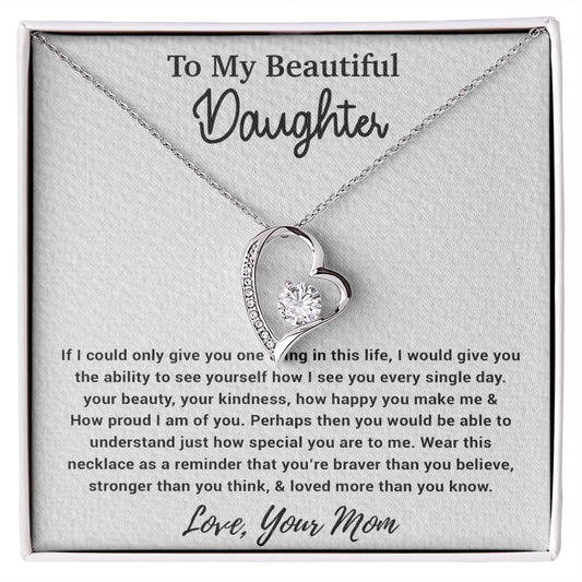 To My Daughter Necklace, Gift For Daughter From Mom, Birthday Gifts 4_10