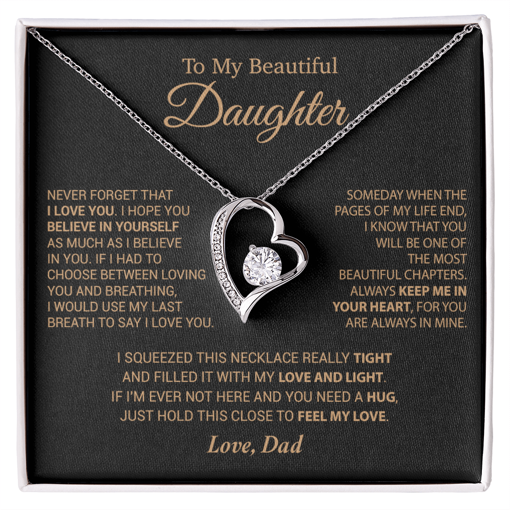 To My Daughter Necklace, Daughter Father Necklace, Daughter Gift From Dad 6_9_Cam