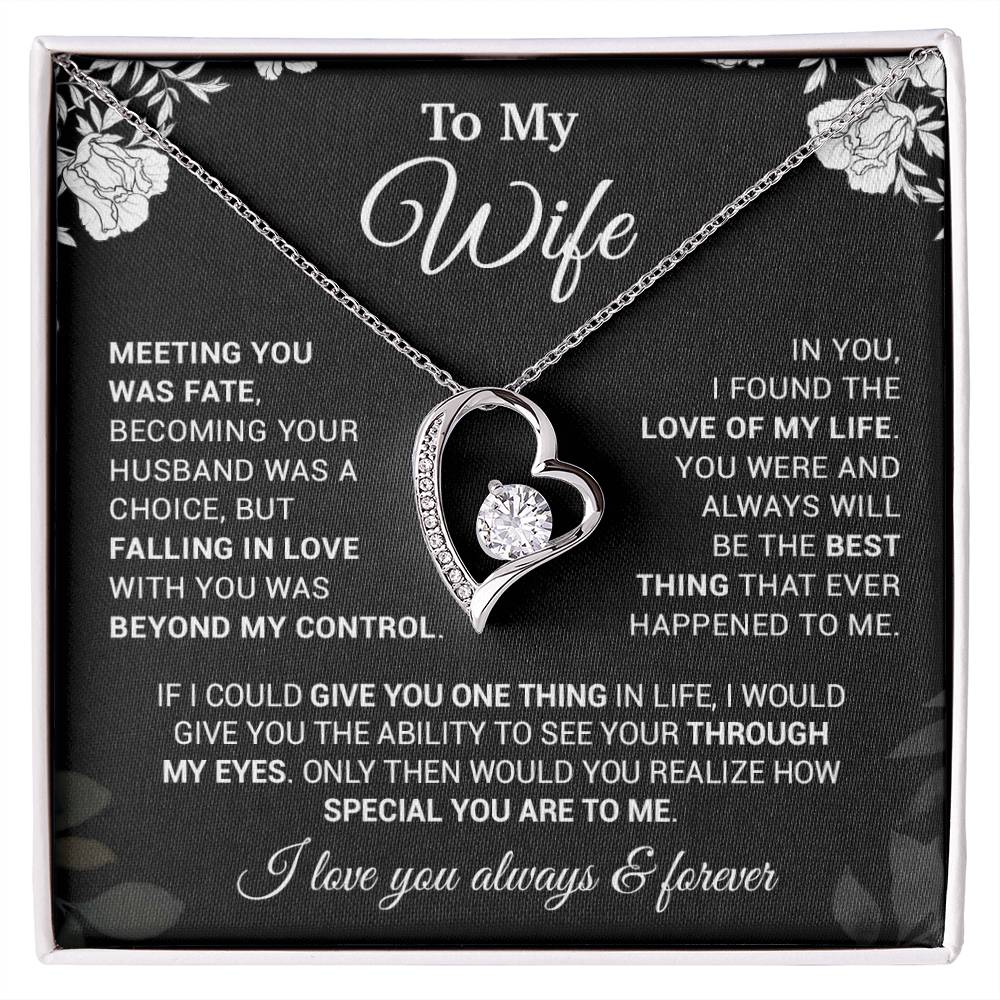 To My Wife Necklace, Gift For Wife, Anniversary Gift For Wife, Christmas Gift 22_11