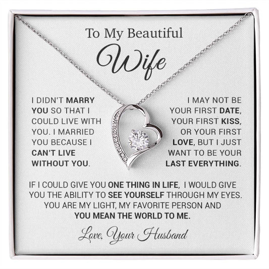 To My Wife Necklace, Anniversary Gift For Wife, Wife Birthday, Gift For Wife 26_7