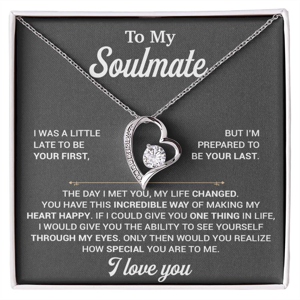 To My Soulmate Necklace, Soulmate Gift, Gift For Girlfriend, Christmas Gift 1_11