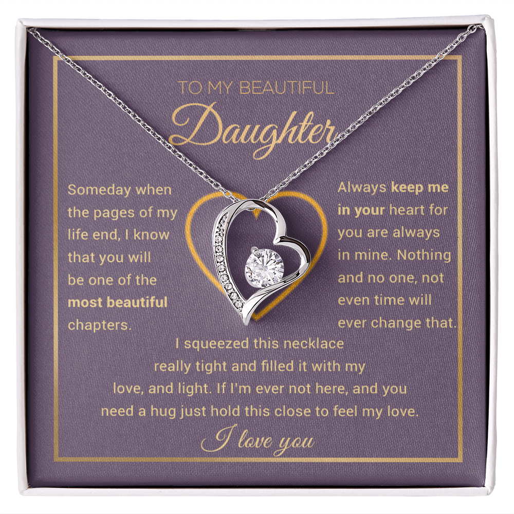 To My Daughter Necklace, Gift For Daughter From Dad, Daughter Father Necklace 30_11_Tim