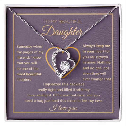 To My Daughter Necklace, Gift For Daughter From Dad, Daughter Father Necklace 30_11_Tim