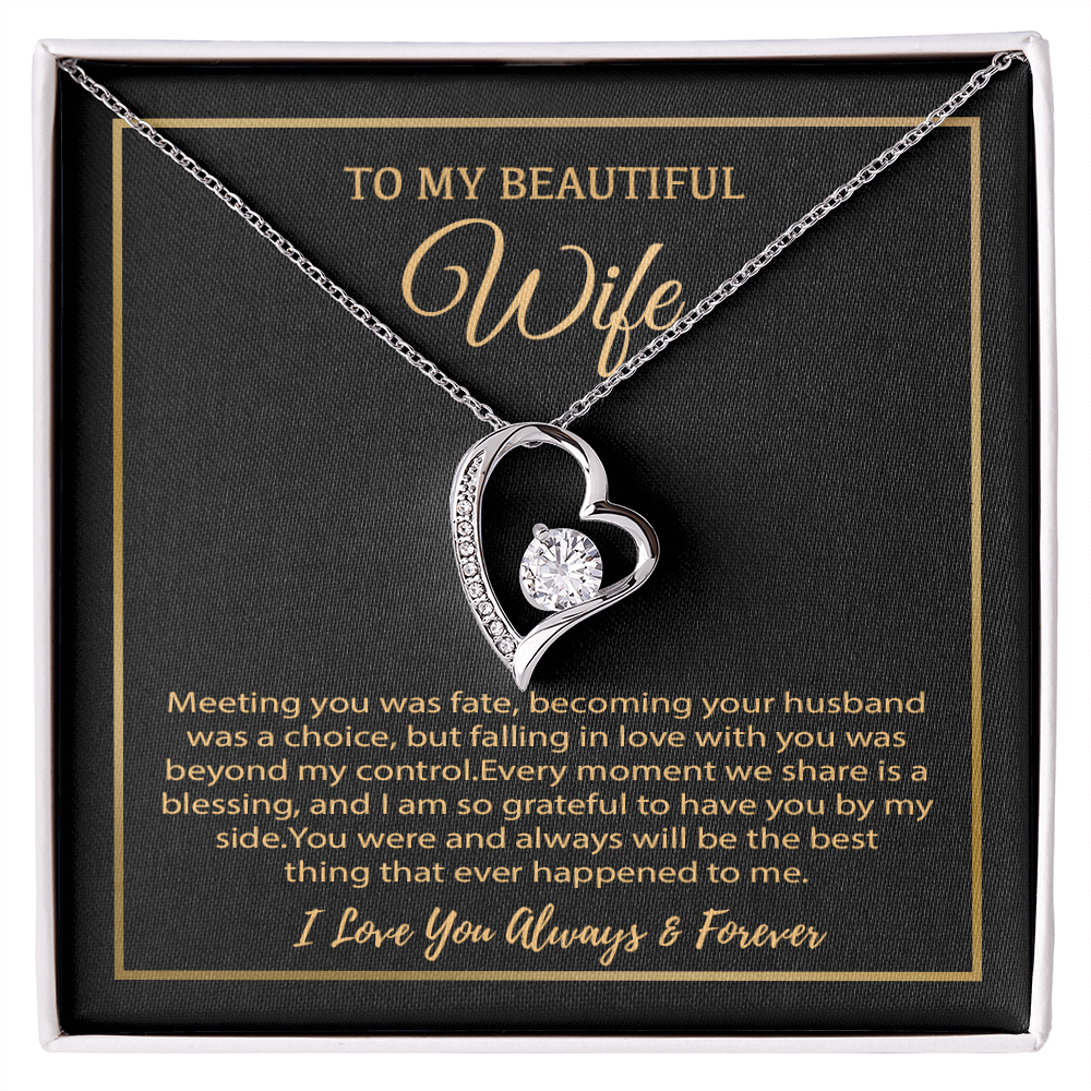 To My Wife Necklace, Christmas Gifts For Women, Anniversary Gift For Wife 19_12