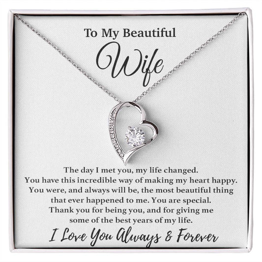 To My Wife Necklace, Gift From Husband, Anniversary Jewelry Gifts Wife 1_10