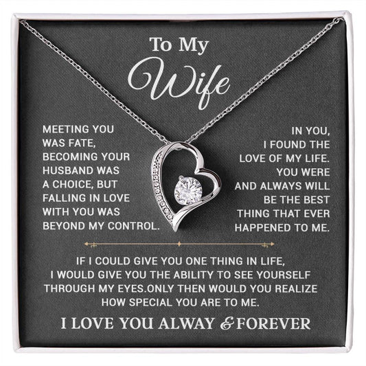 To My Wife Necklace, Gift For Wife, Anniversary Gift,Christmas Gift 7_10