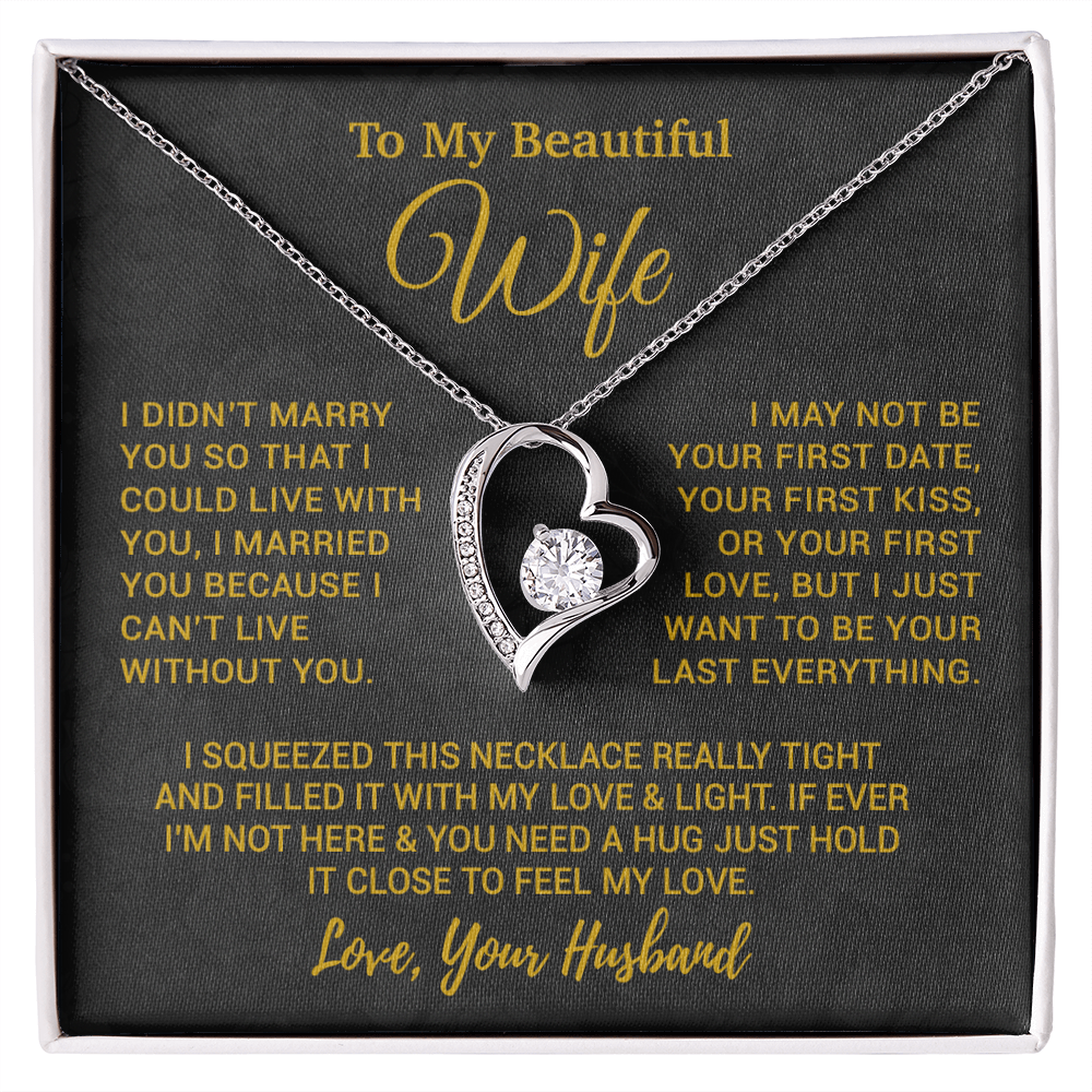 To My Wife Necklace, Christmas Gifts For Women, Anniversary Gift For Wife 23_9