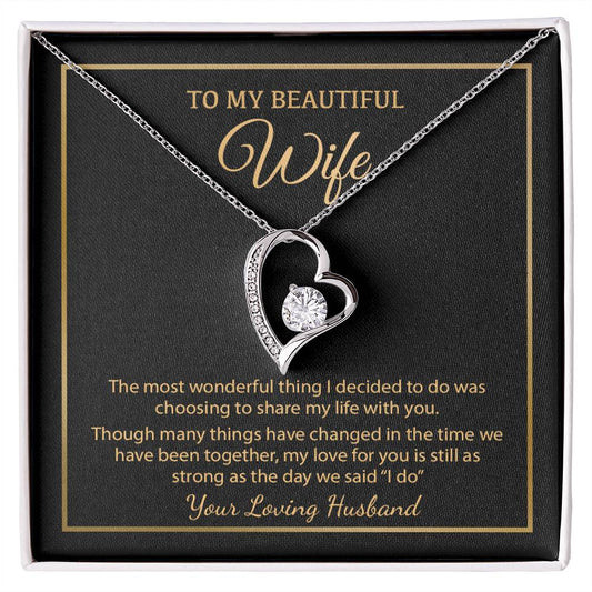 To My Wife Necklace, Christmas Gifts For Women, Anniversary Gift For Wife 4_12